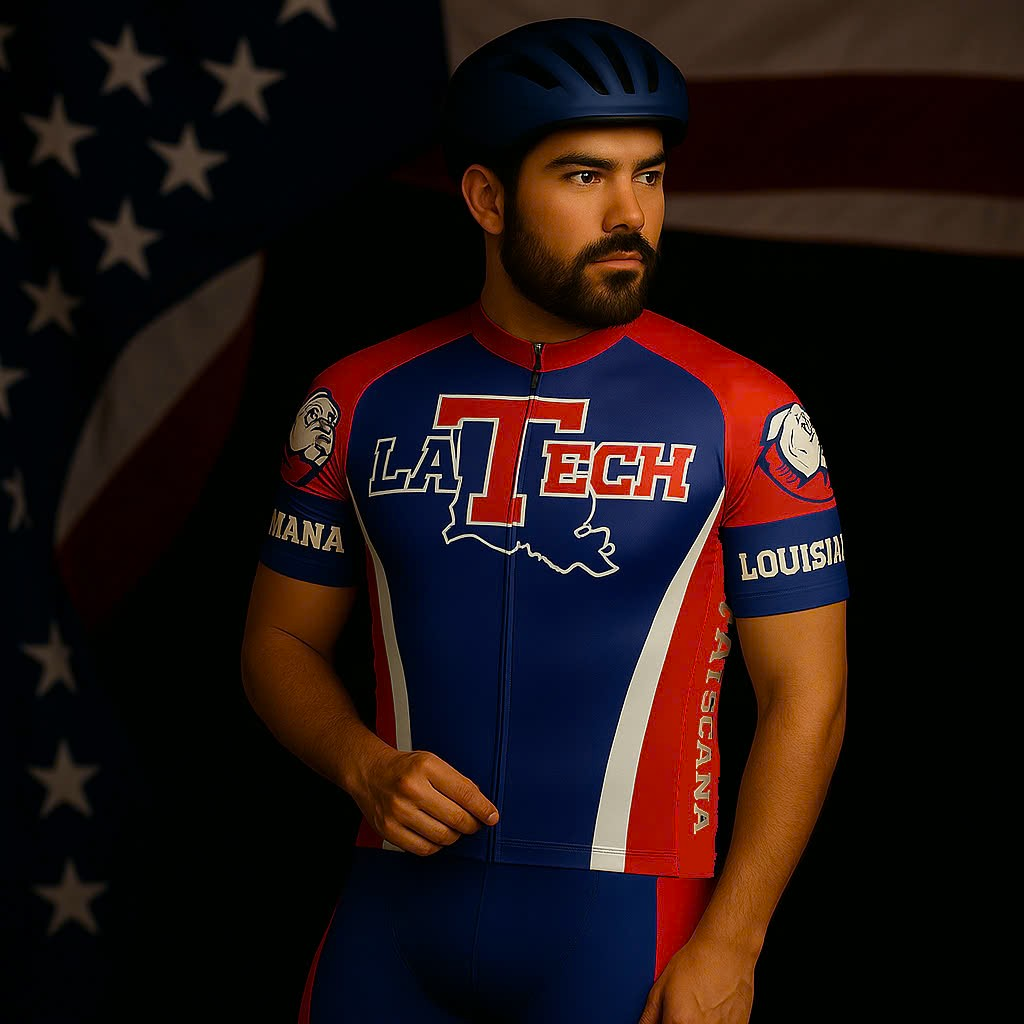 Louisiana Tech University - Men's Cycling Kit Global Cycling Gear 7