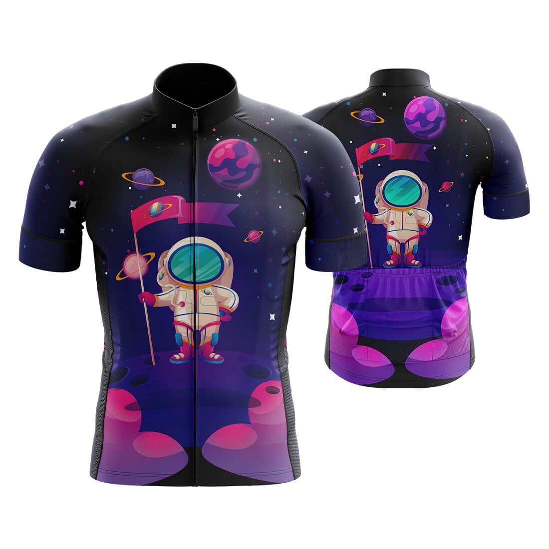 nasa rennrad trikot NASA Cycling Jersey – Ride with Space-Inspired Style NASA V5 / 4XL