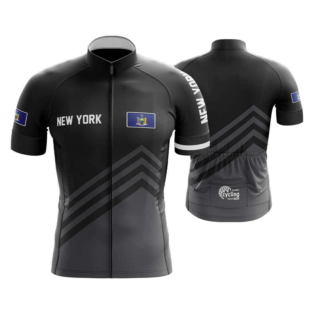 new york gear New York Cycling Jersey – Bold NYC-Inspired Performance Kit New York S4 Black / L