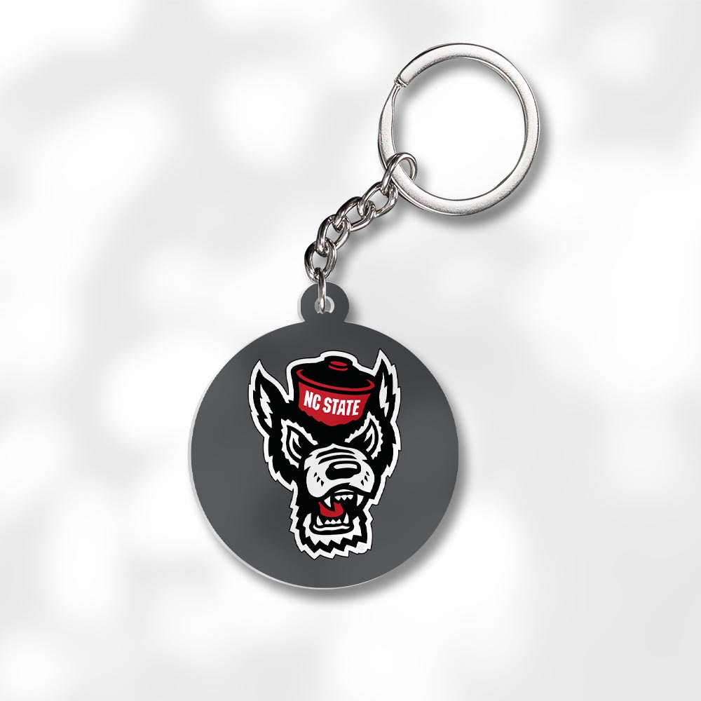 Pack 3 North Carolina State University Keychains - Global Cycling Gear