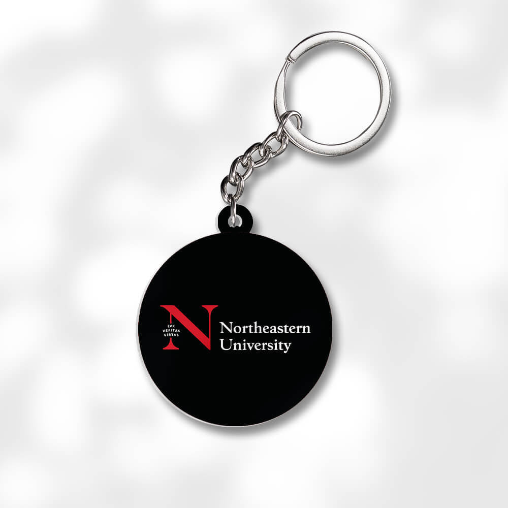 Pack 3 Northeastern University Keychains - Global Cycling Gear
