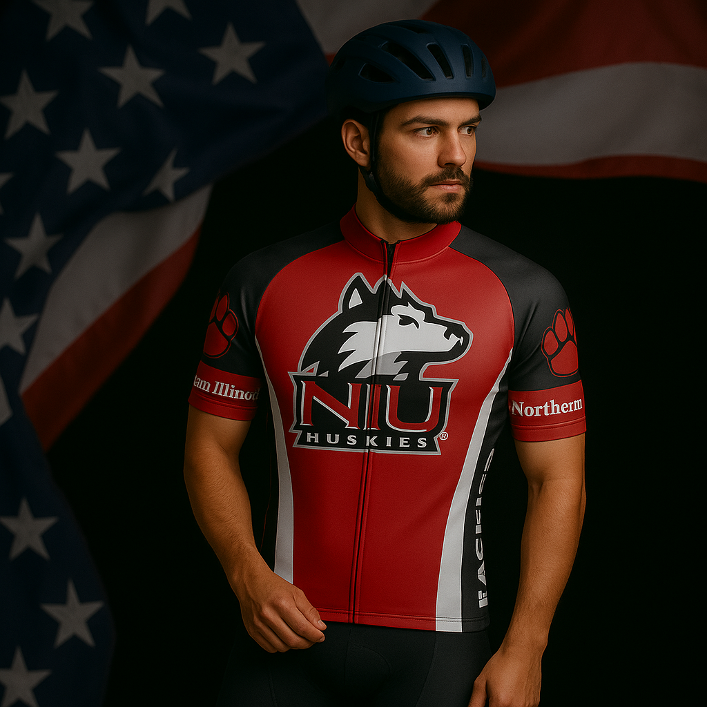 Northern Illinois University - Men's Cycling Kit Global Cycling Gear 7