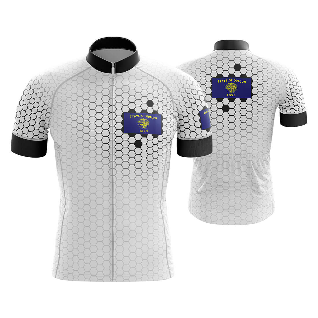 Oregon Cycling Jersey for Men Global Cycling Gear 1