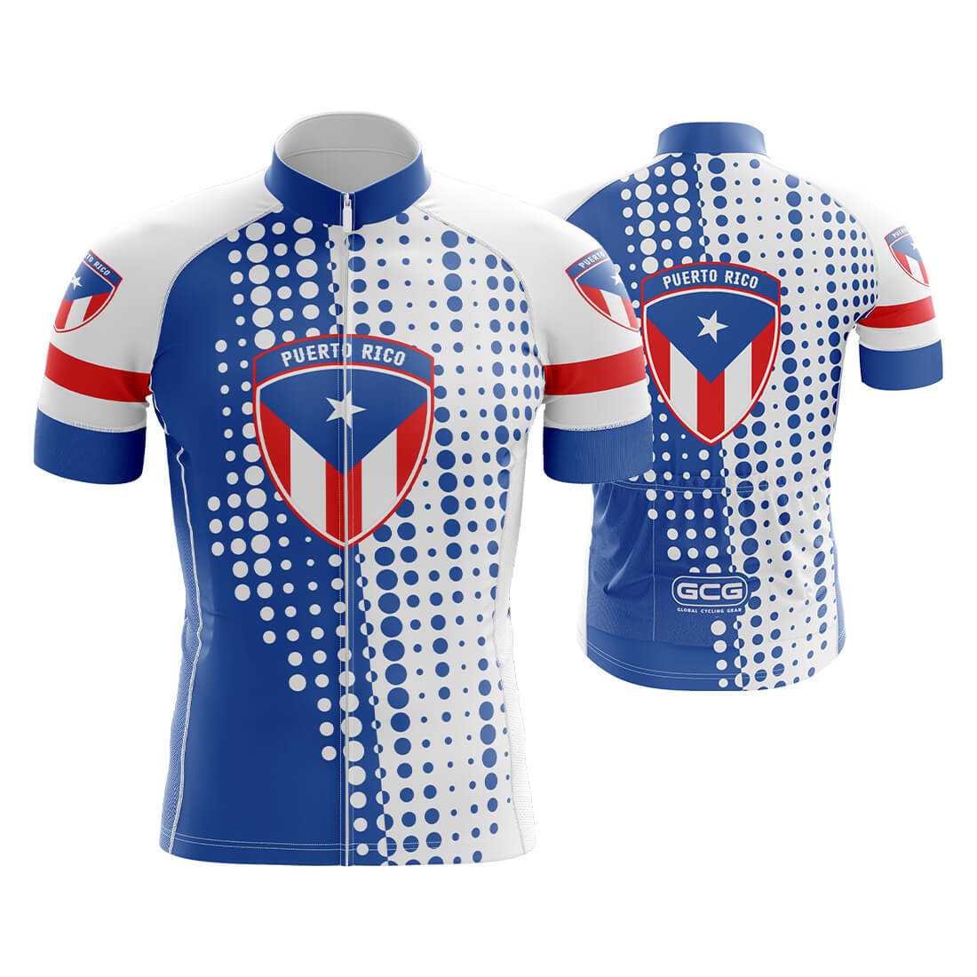 Puerto Rico Cycling Jersey for Men Global Cycling Gear 5