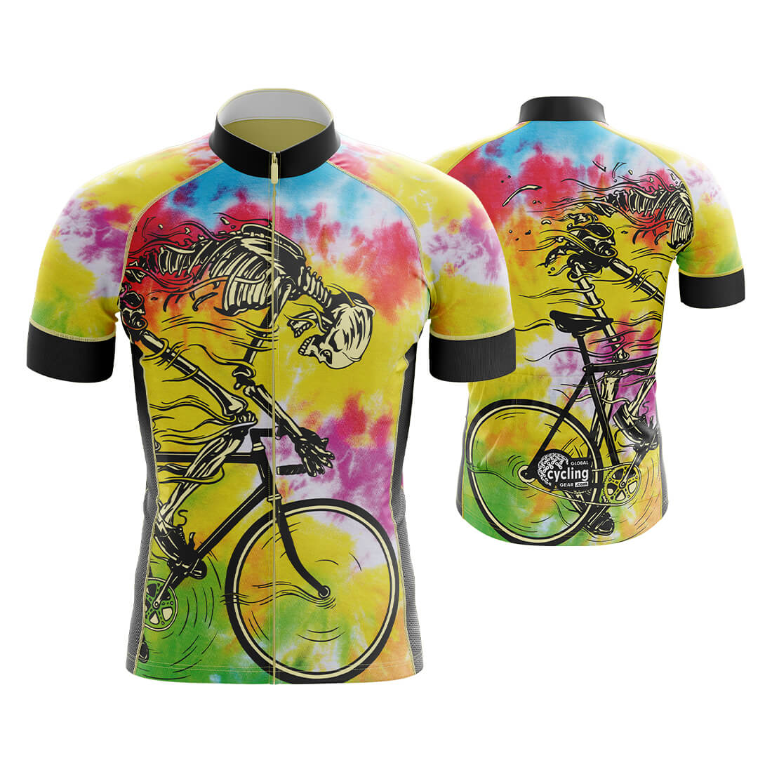 Skeleton Cycling Jersey for Men Global Cycling Gear 2