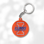 Pack 3 University of Illinois Urbana-Champaign Keychains