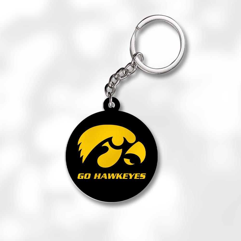 Pack 3 University of Iowa Keychains Global Cycling Gear
