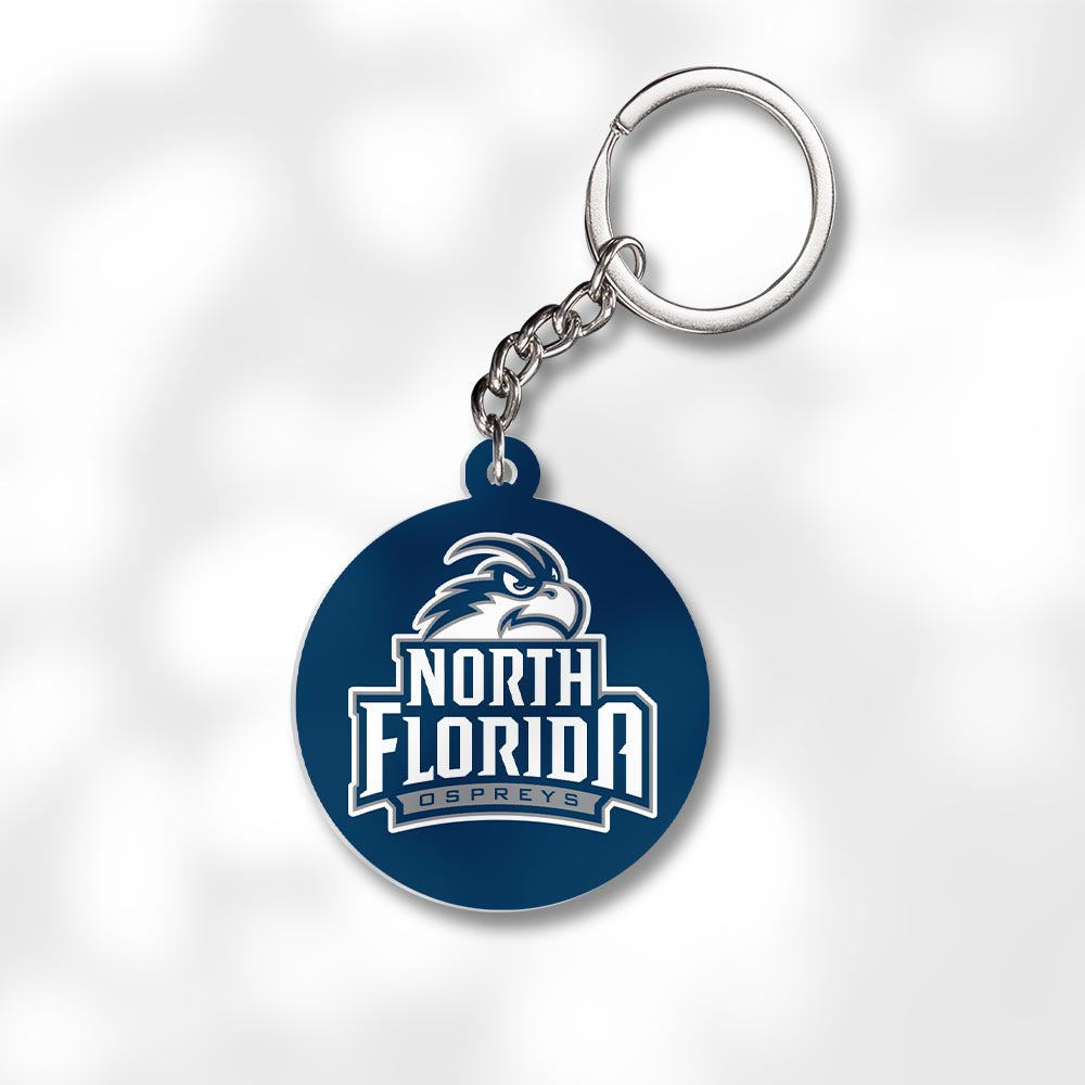 Pack 3 University of North Florida Keychains