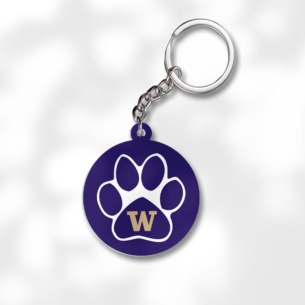 Pack 3 University of Washington Keychains Global Cycling Gear