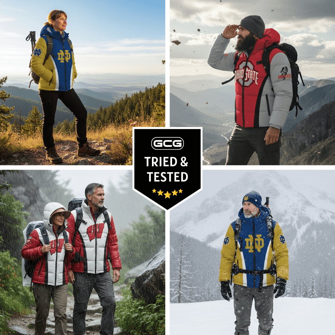 The Irish Waterproof Hooded Puffer Jacket