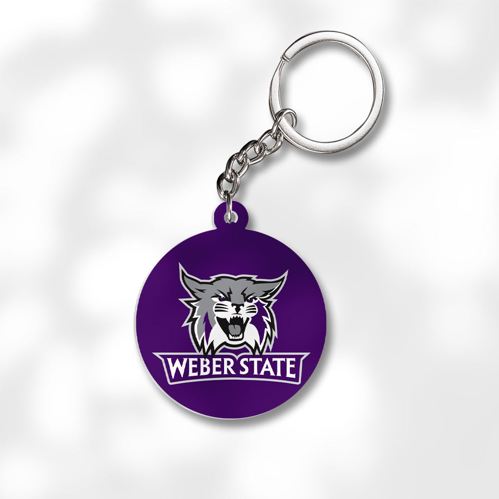 Pack 3 Weber State University Keychains