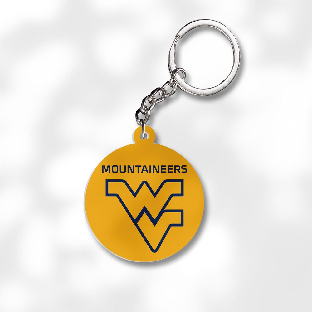 Pack 3 West Virginia University Keychains - Global Cycling Gear