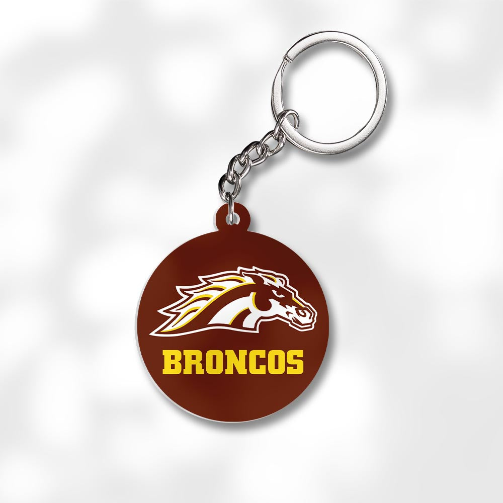 Pack 3 Western Michigan University Keychains - Global Cycling Gear