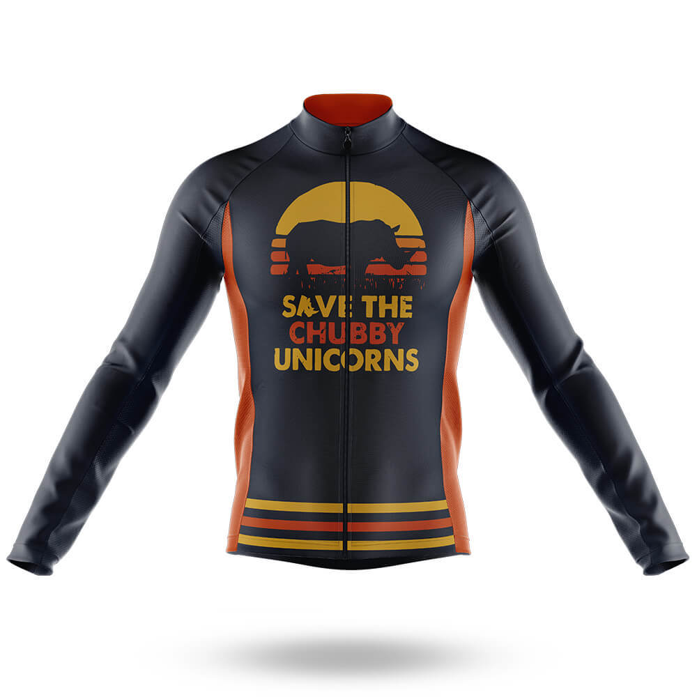 The Chubby Unicorns - Men's Cycling Kit-Long Sleeve Jersey-Global Cycling Gear