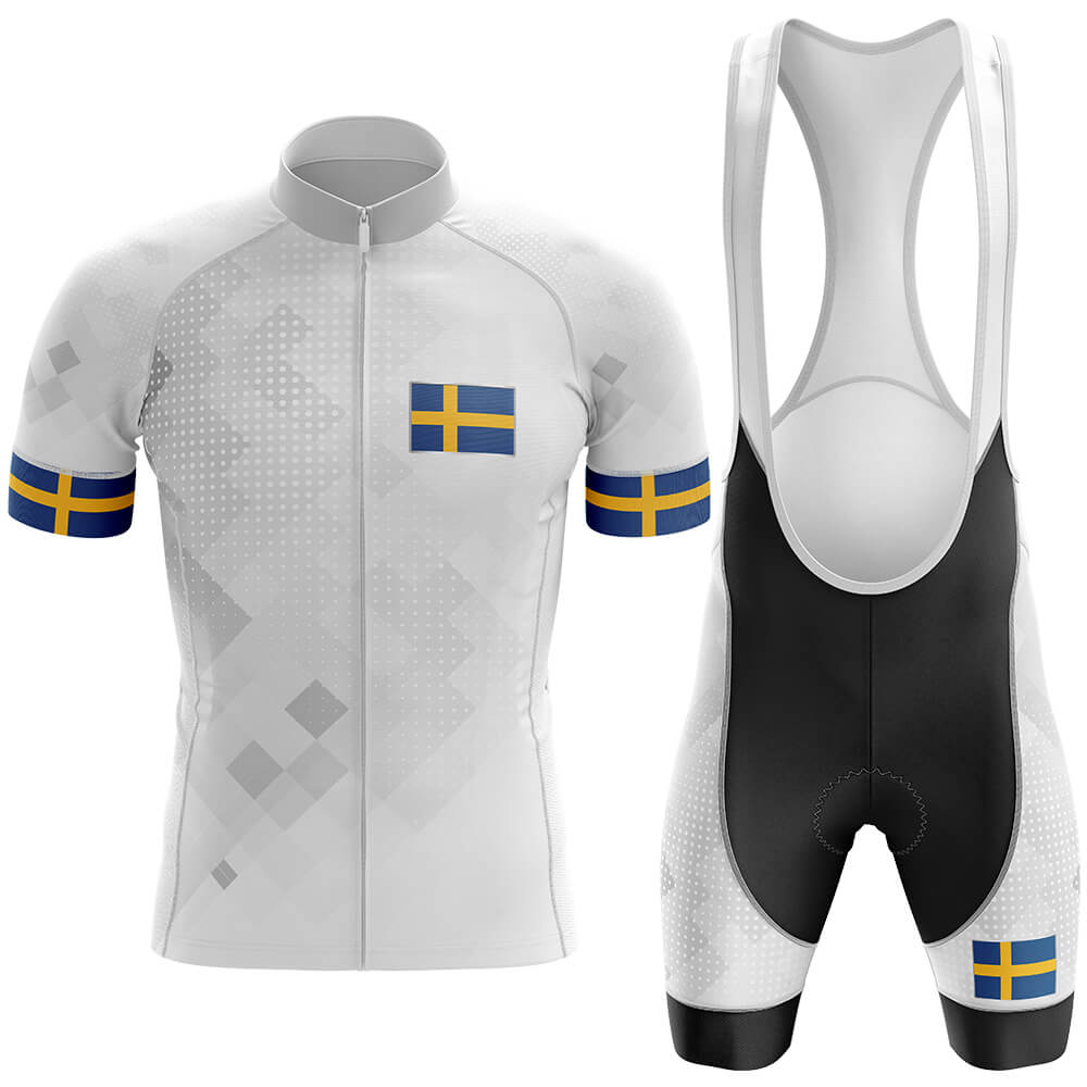 Sweden V2 - Men's Cycling Kit-Jersey + Bibs-Global Cycling Gear