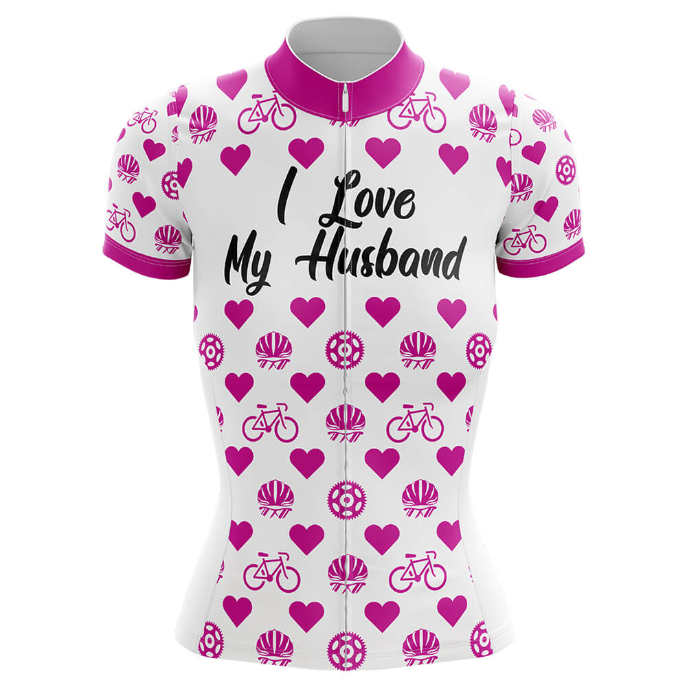 I Love My Husband - Cycling Kit-Jersey Only-Global Cycling Gear