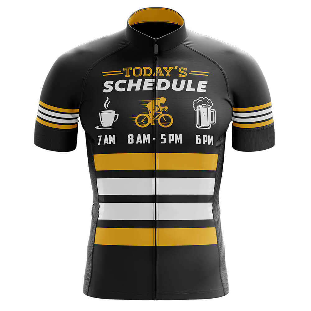 Today's Schedule - Men's Cycling Kit-Jersey Only-Global Cycling Gear