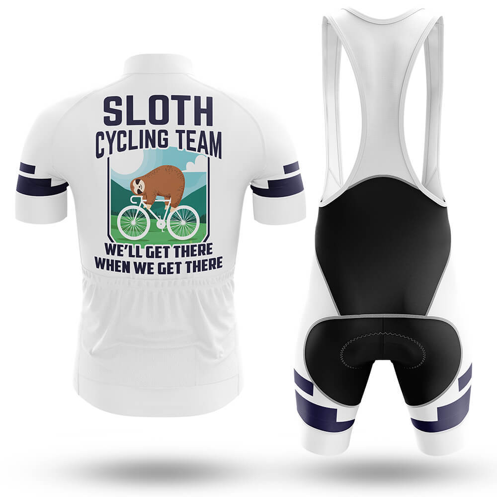 Sloth Cycling Team V5 - White-Full Set-Global Cycling Gear