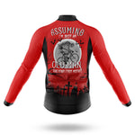 Assuming Old Man - Long Sleeve Jersey-S-Global Cycling Gear