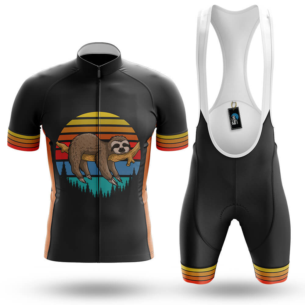 Retro Sloth - Men's Cycling Kit-Full Set-Global Cycling Gear