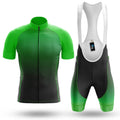 Green Gradient - Men's Cycling Kit-Full Set-Global Cycling Gear