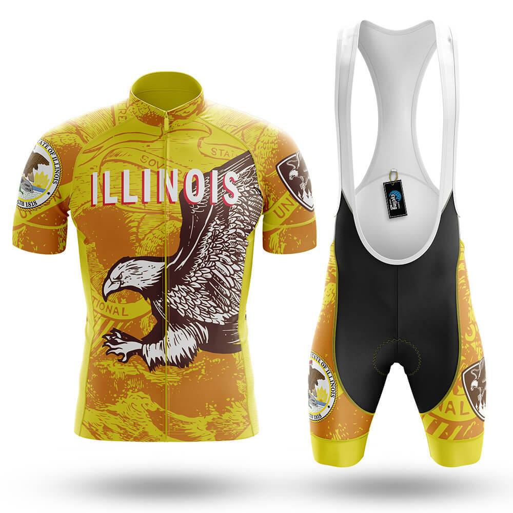 Illinois Flag - Men's Cycling Kit - Global Cycling Gear