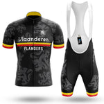 Vlaanderen (Flanders) - Black - Men's Cycling Kit-Full Set-Global Cycling Gear