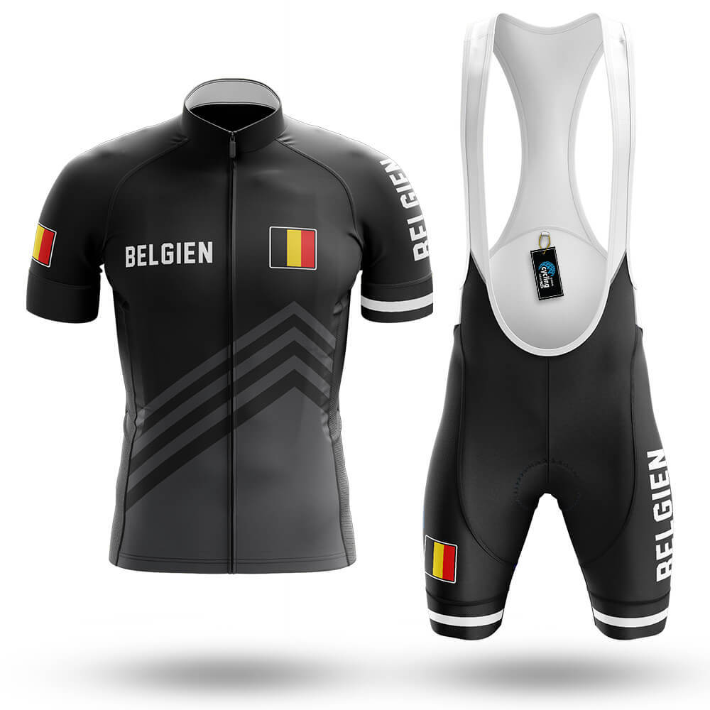 Belgien S5 Black - Men's Cycling Kit-Full Set-Global Cycling Gear