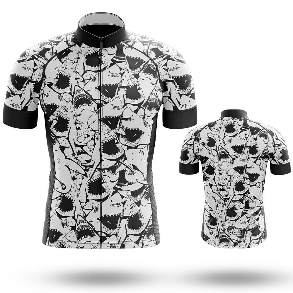 Shark Jaws - Men's Cycling Kit-Short Sleeve Jersey-Global Cycling Gear