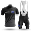 Wisconsin S4 Black - Men's Cycling Kit-Full Set-Global Cycling Gear