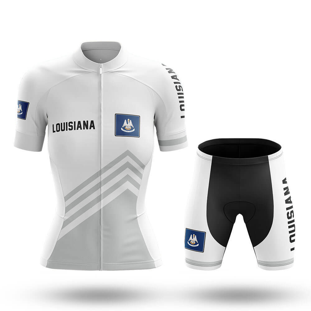 Louisiana S4 White - Women - Cycling Kit-Full Set-Global Cycling Gear