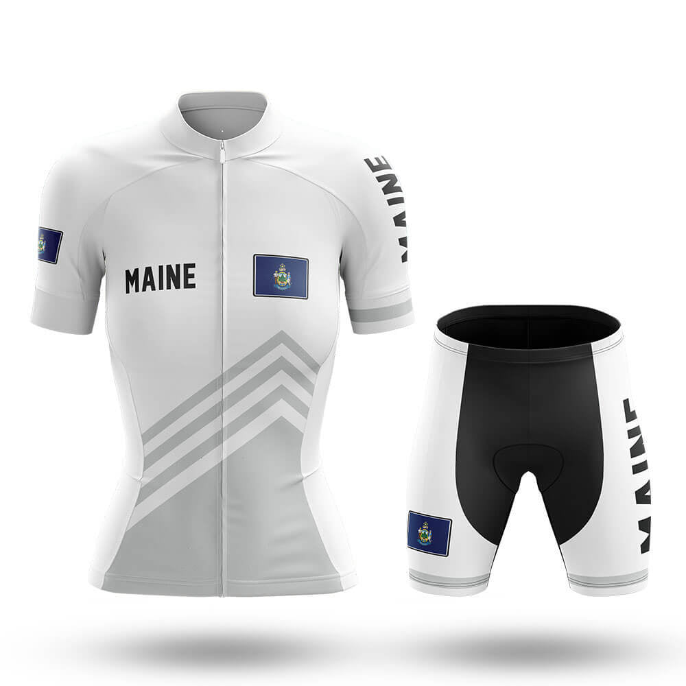 Maine S4 White - Women - Cycling Kit-Full Set-Global Cycling Gear