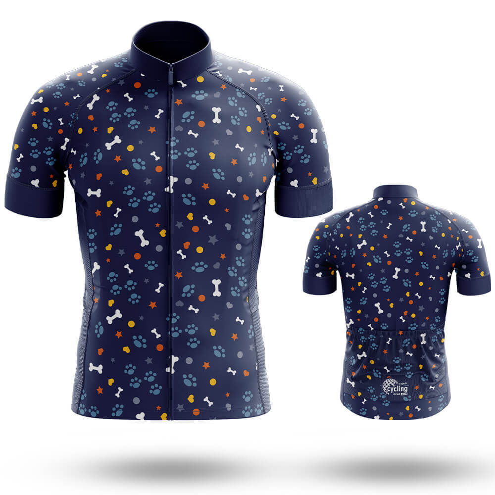 Dog Lover V4 - Men's Cycling Kit-Short Sleeve Jersey-Global Cycling Gear