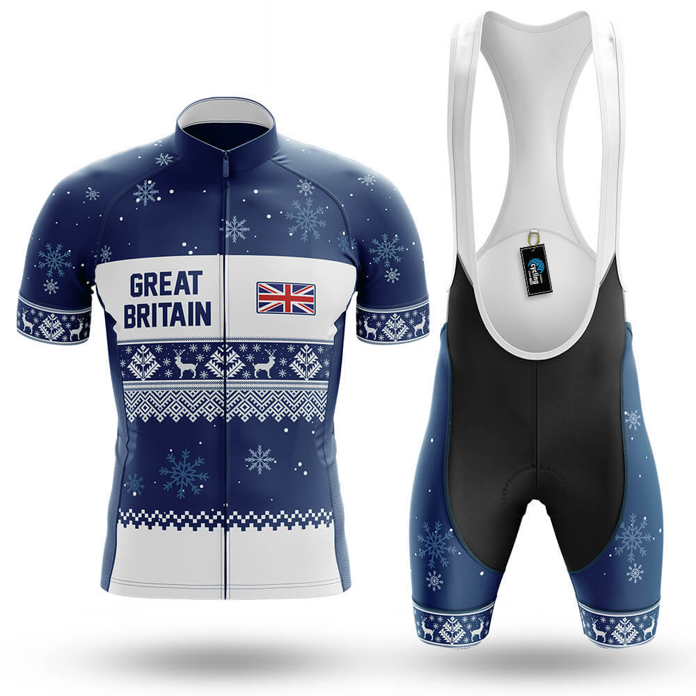 Great Britain Xmas - Men's Cycling Kit-Full Set-Global Cycling Gear