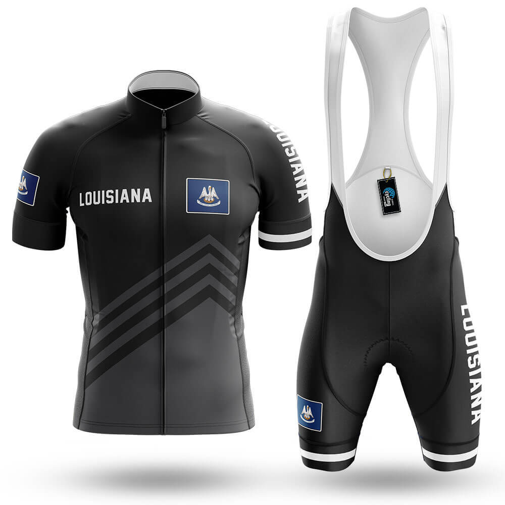 Louisiana S4 Black - Men's Cycling Kit-Full Set-Global Cycling Gear