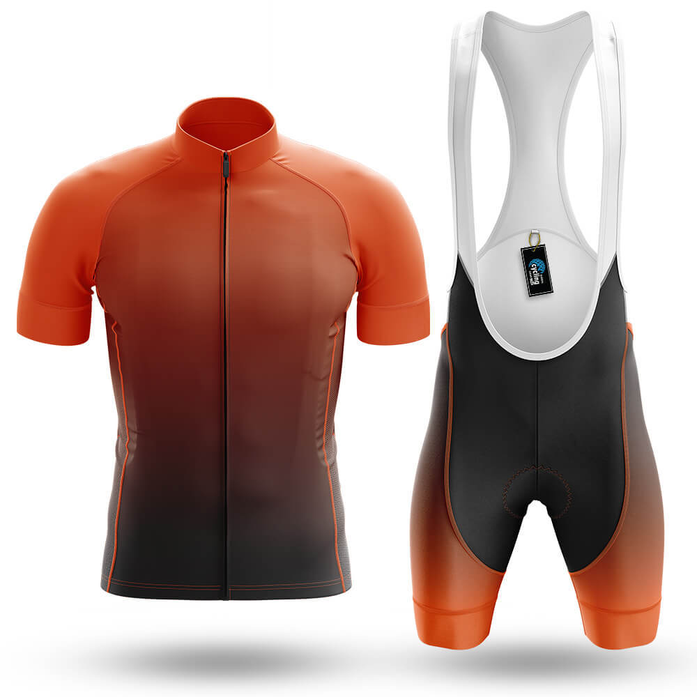 Orange Gradient - Men's Cycling Kit-Full Set-Global Cycling Gear