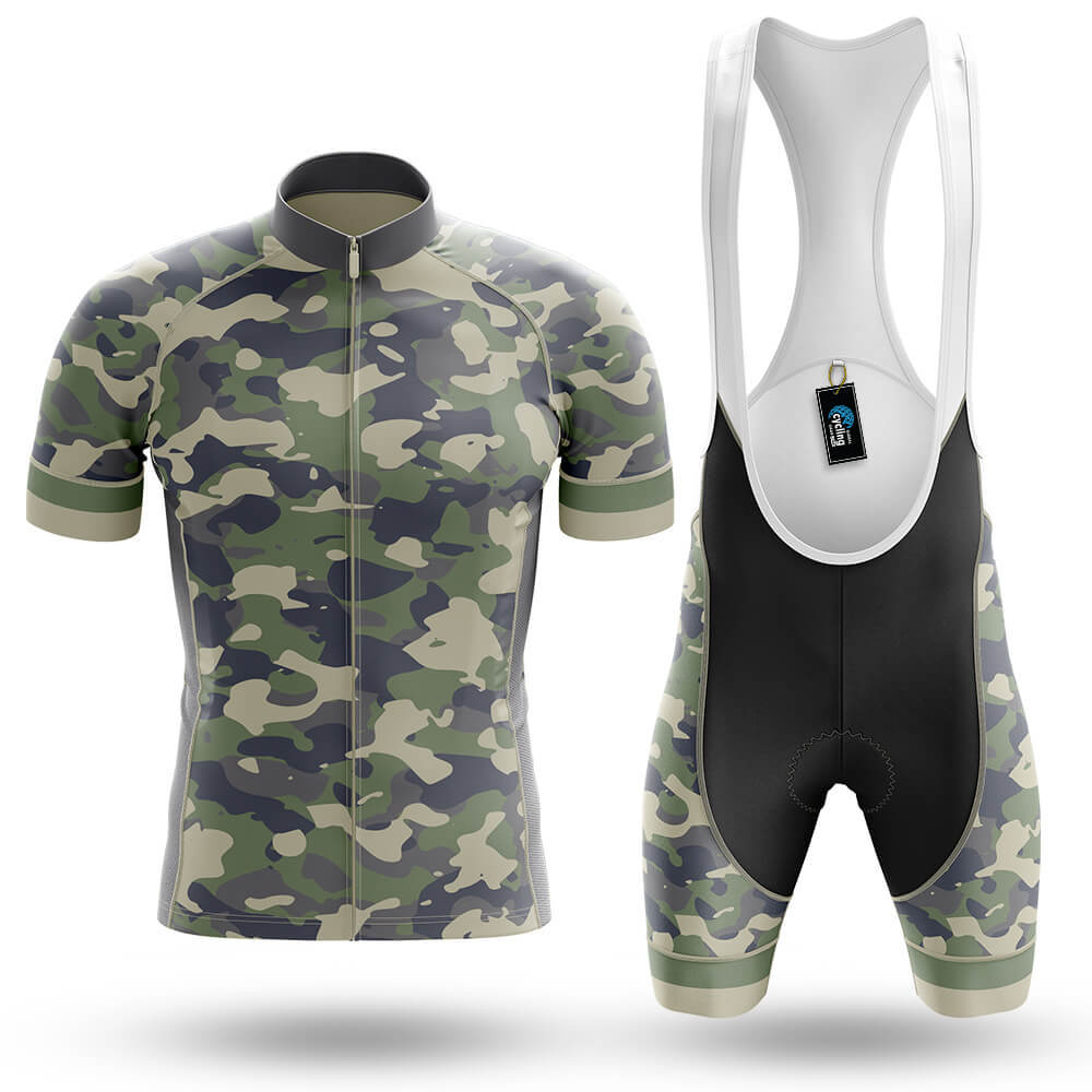 Green Camo Cycling Jersey - Global Cycling Gear