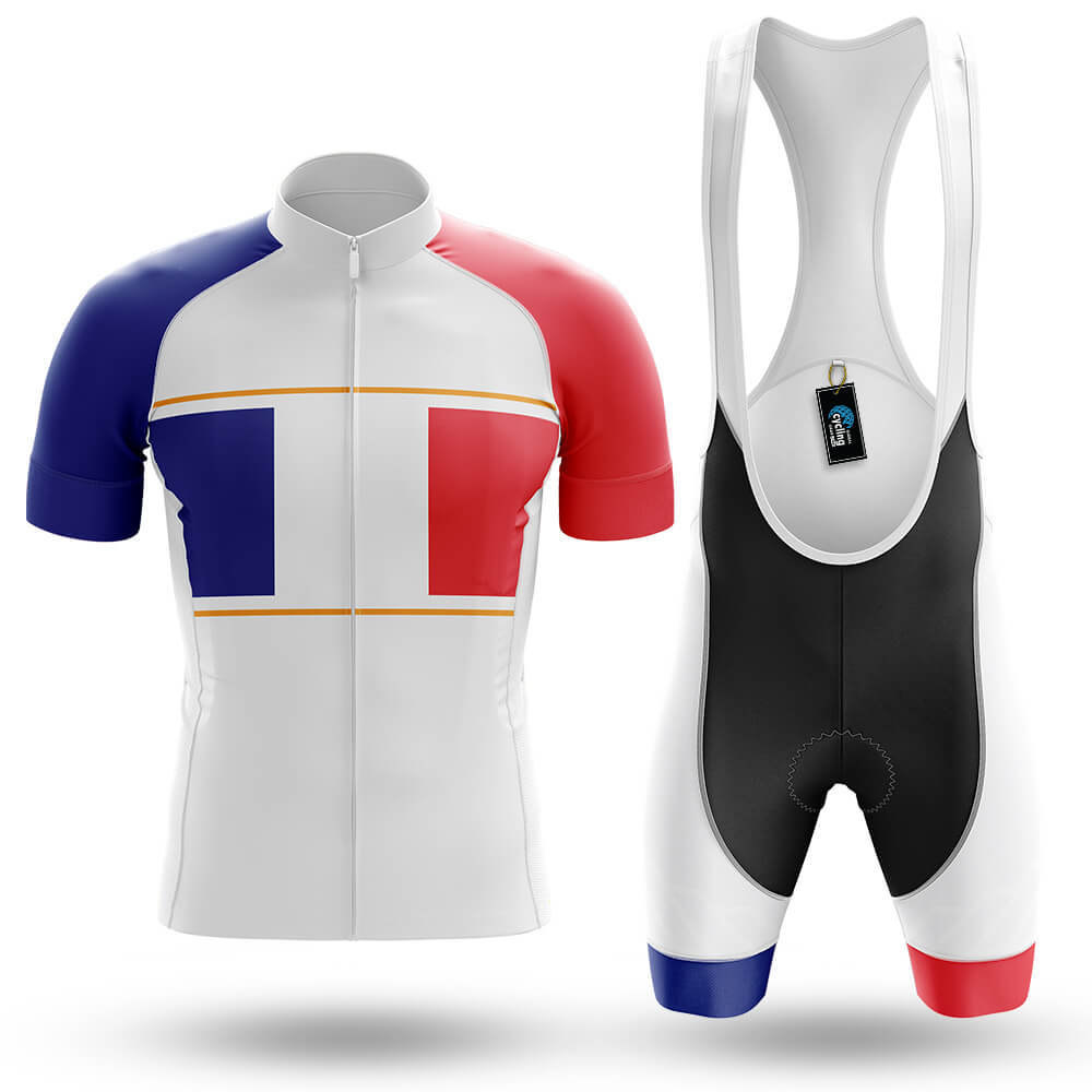 France Flag - Men's Cycling Kit-Full Set-Global Cycling Gear