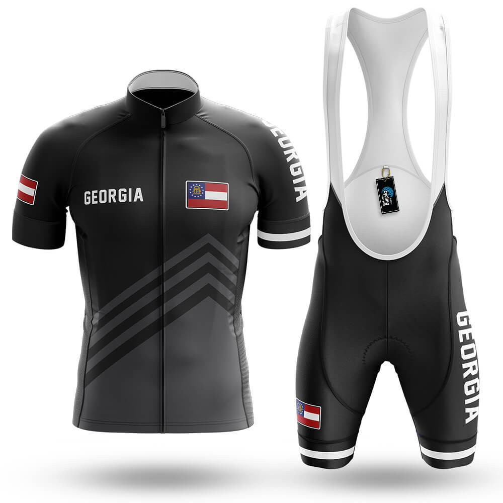 Georgia S4 Black - Men's Cycling Kit-Full Set-Global Cycling Gear