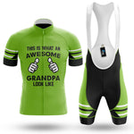 Awesome Grandpa V3 - Green - Men's Cycling Kit-Full Set-Global Cycling Gear