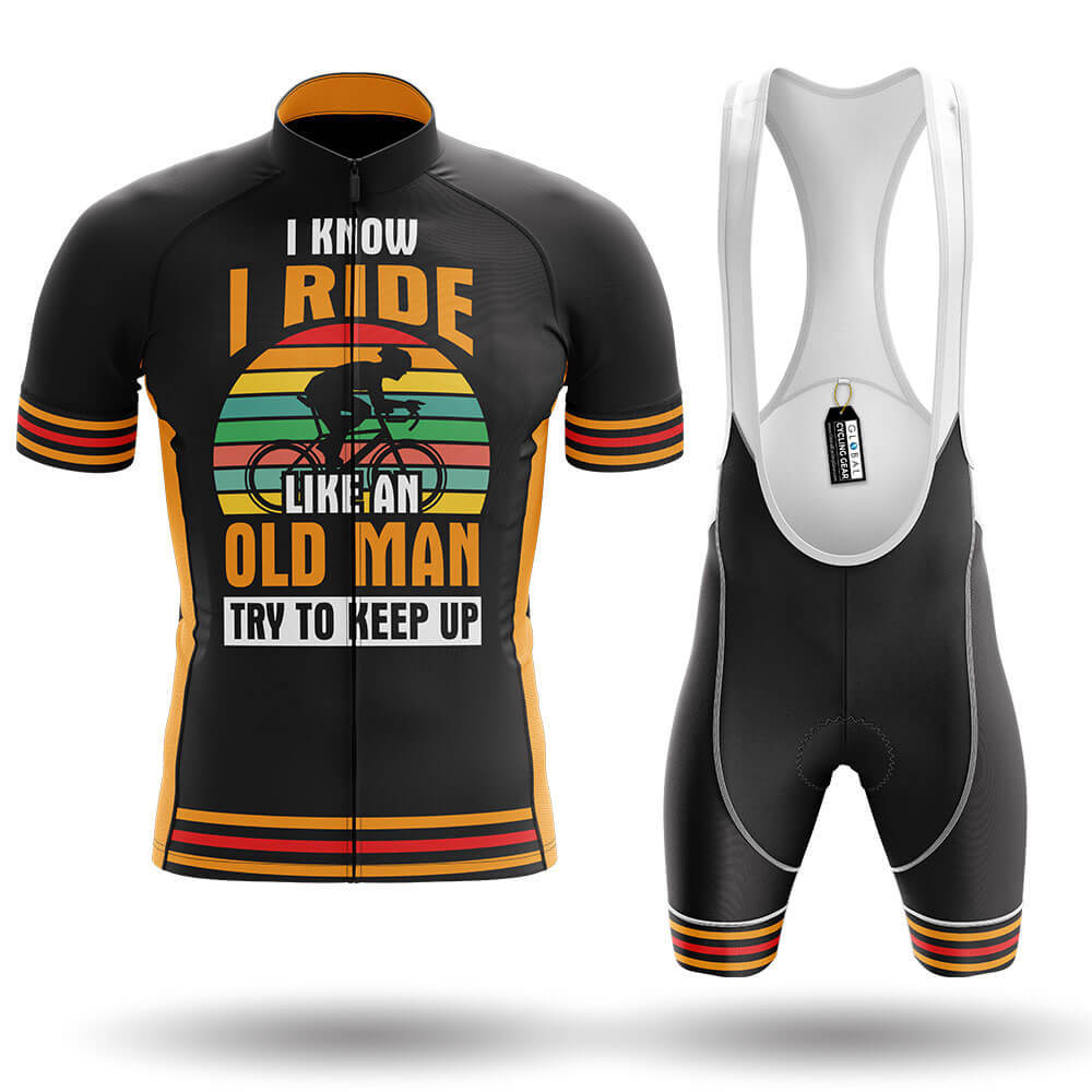 I Ride Like An Old Man - Men's Cycling Kit-Full Set-Global Cycling Gear