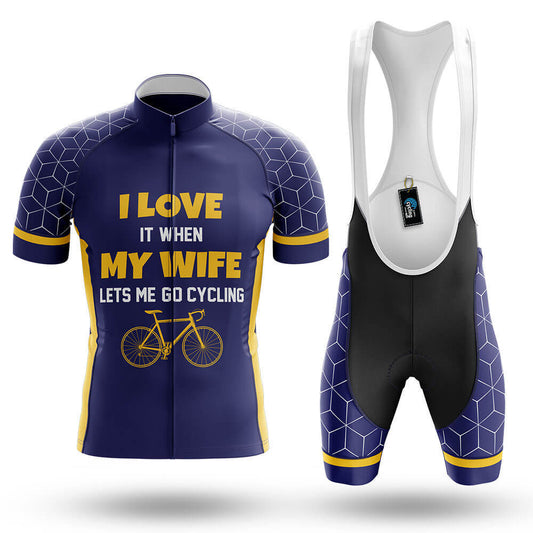 I Love My Wife V9 - Men's Cycling Kit-Full Set-Global Cycling Gear