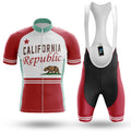 California Republic V7 - Men's Cycling Kit-Full Set-Global Cycling Gear