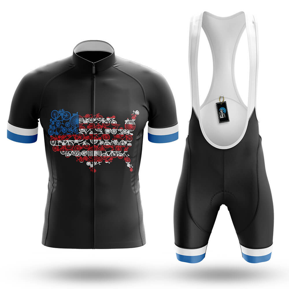 USA Bicycles - Men's Cycling Kit-Full Set-Global Cycling Gear