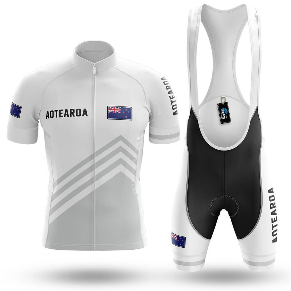 Aotearoa S5 White - Men's Cycling Kit-Full Set-Global Cycling Gear