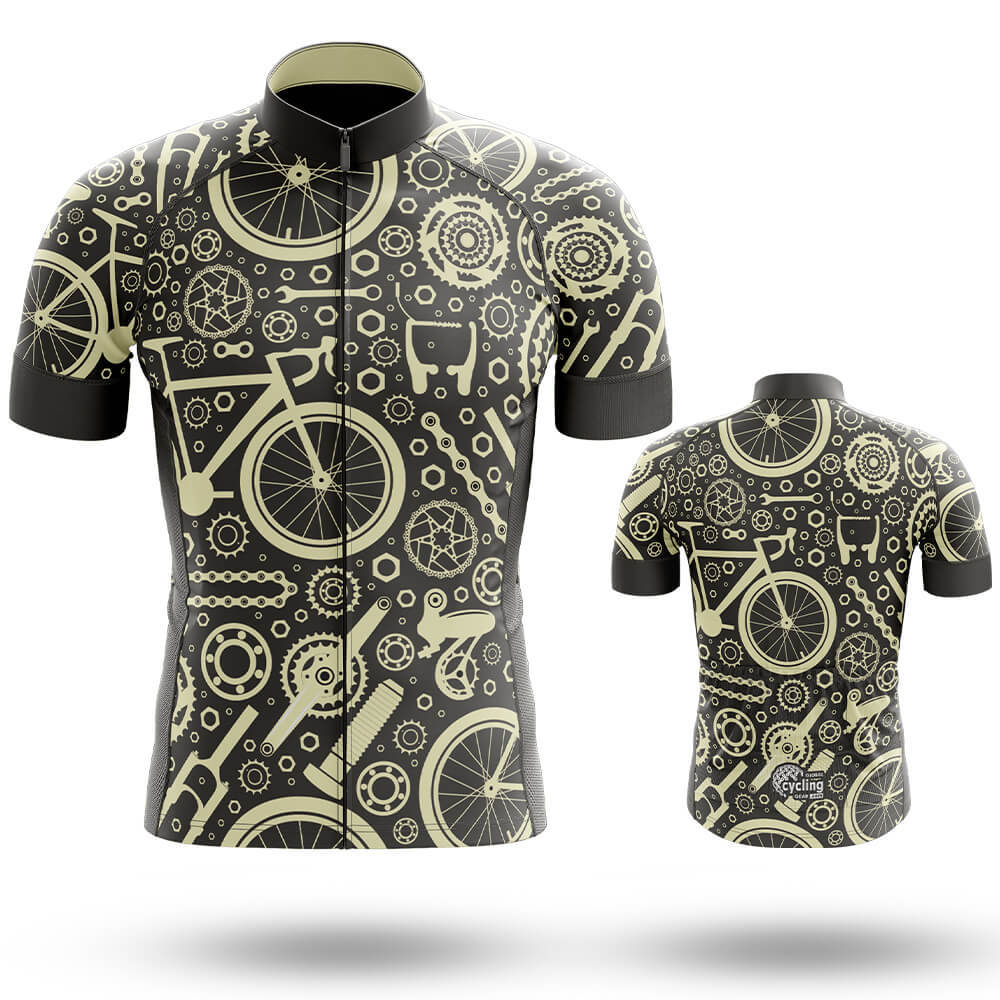 Bicycle Gears - Men's Cycling Kit-Short Sleeve Jersey-Global Cycling Gear