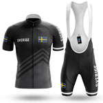 Sverige S5 Black - Men's Cycling Kit-Full Set-Global Cycling Gear