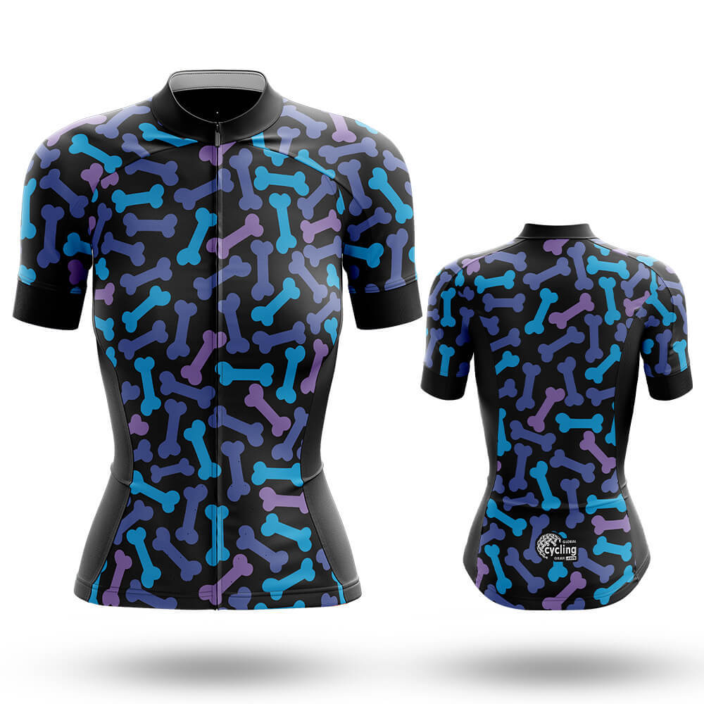 Dog Lover V5 - Women's Cycling Kit-Short Sleeve Jersey-Global Cycling Gear