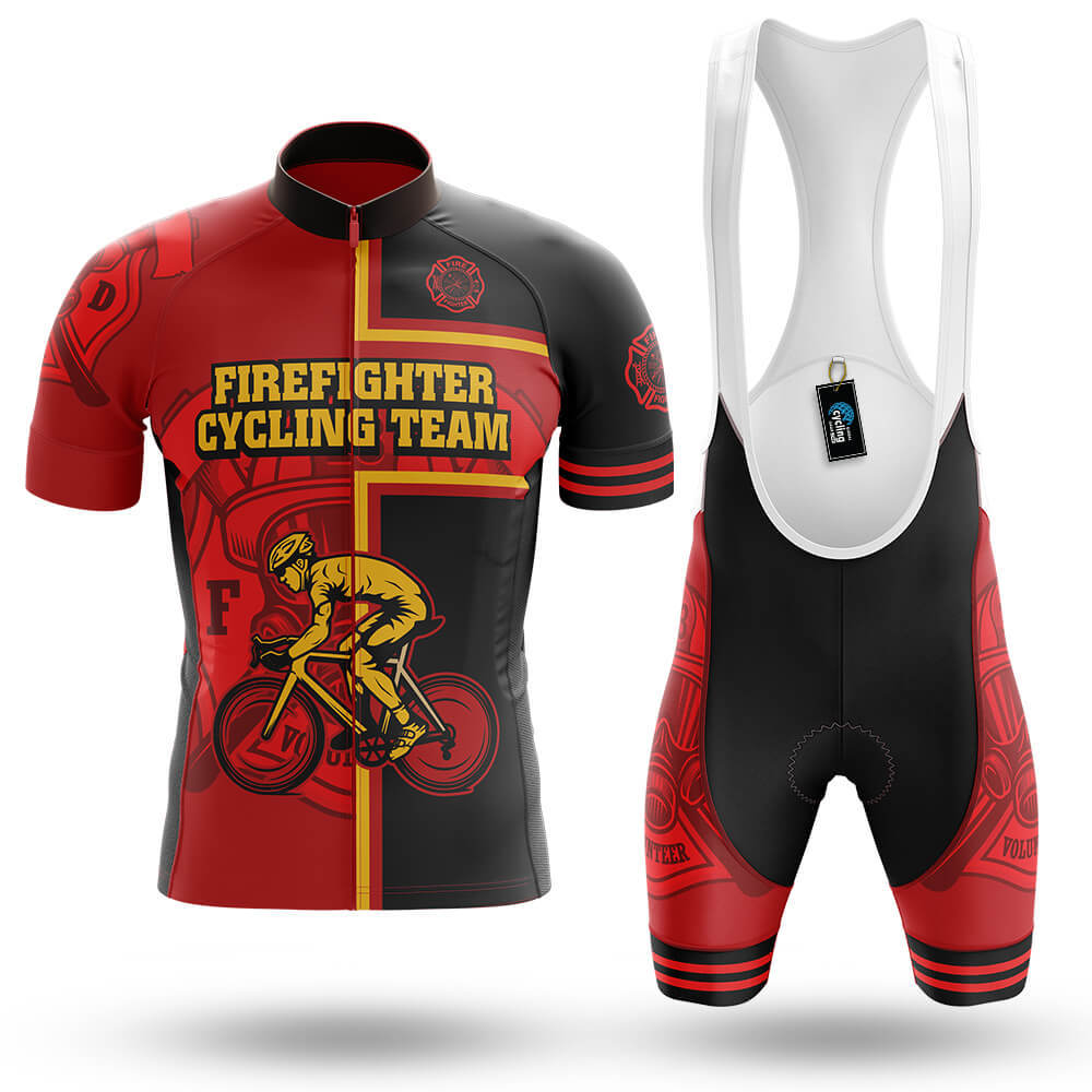Firefighter Cycling Team - Men's Cycling Kit-Full Set-Global Cycling Gear