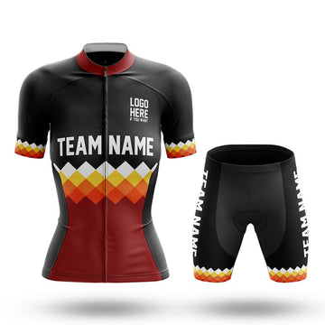 Custom Team Name S14 - Women's Cycling Kit-Full Set-Global Cycling Gear